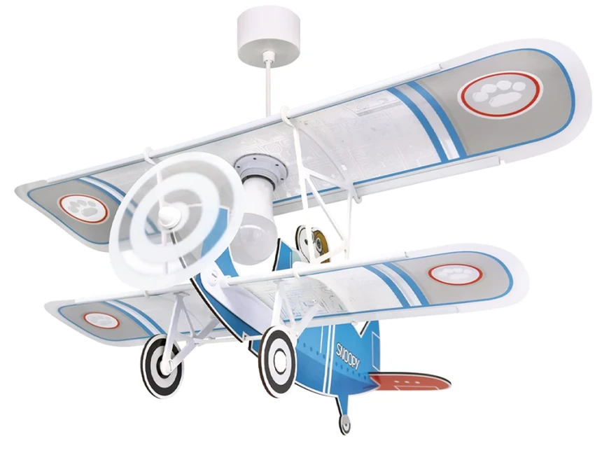 Snoopy airplane κρεμαστό φωτιστικό οροφής (54302)