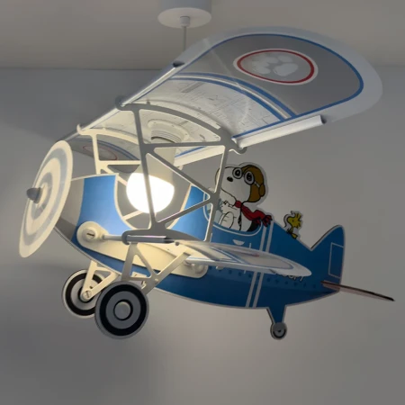 Snoopy airplane κρεμαστό φωτιστικό οροφής (54302)