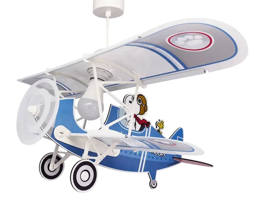 Snoopy airplane κρεμαστό φωτιστικό οροφής (54302)