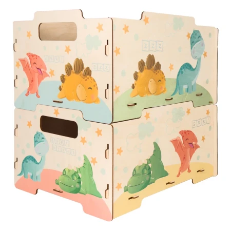 Baby Dinos κουτιά αποθήκευσης (σετ 2 τμχ) (5450)