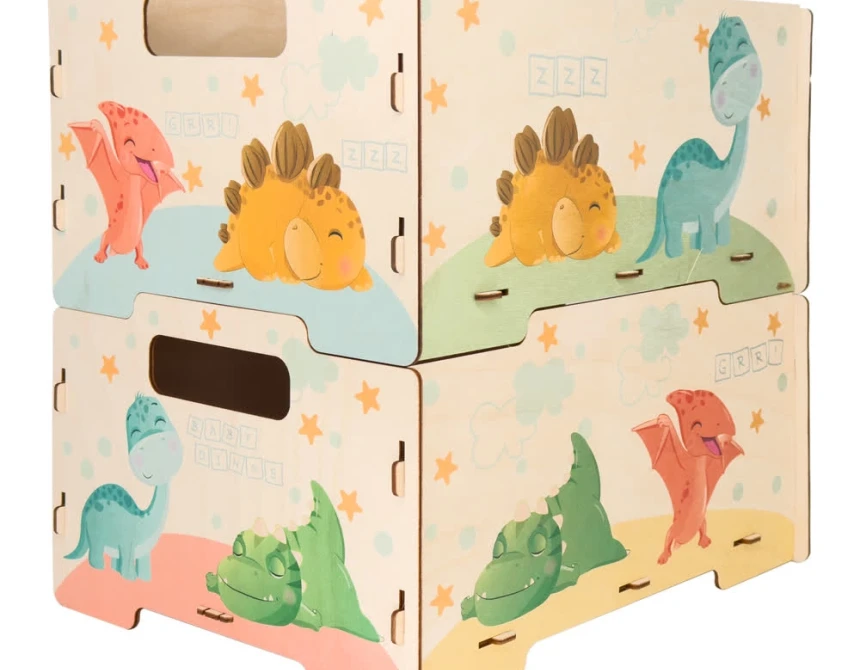 Baby Dinos κουτιά αποθήκευσης (σετ 2 τμχ) (5450)