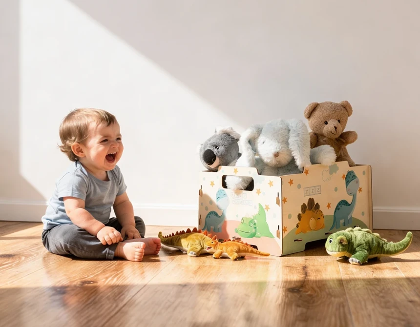 Baby Dinos κουτιά αποθήκευσης (σετ 2 τμχ) (5450)