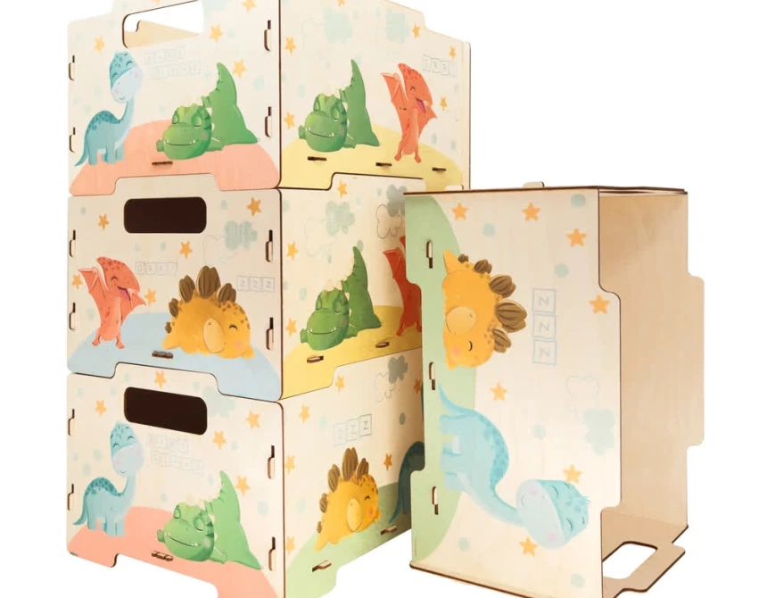 Baby Dinos κουτιά αποθήκευσης (σετ 2 τμχ) (5450)