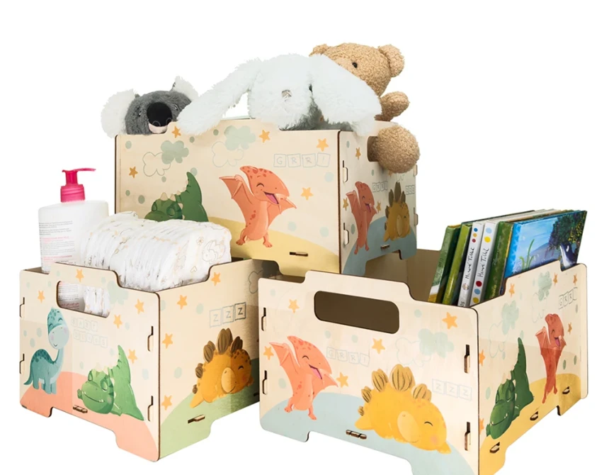 Baby Dinos κουτιά αποθήκευσης (σετ 2 τμχ) (5450)