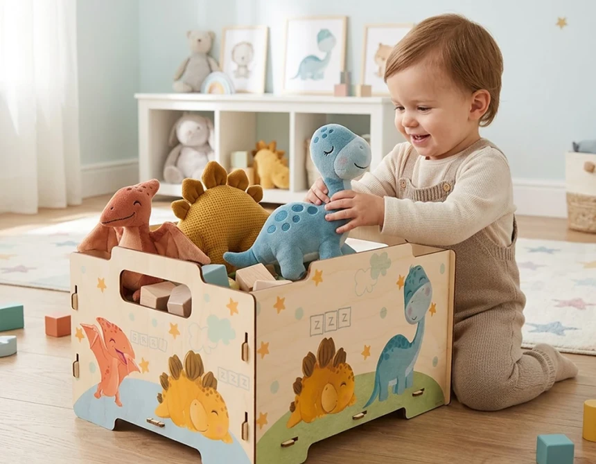 Baby Dinos κουτιά αποθήκευσης (σετ 2 τμχ) (5450)
