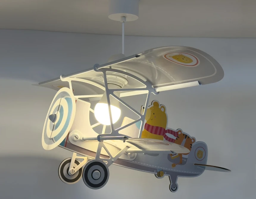 Little Plane Teddy παιδικό φωτιστικό οροφής (54522)