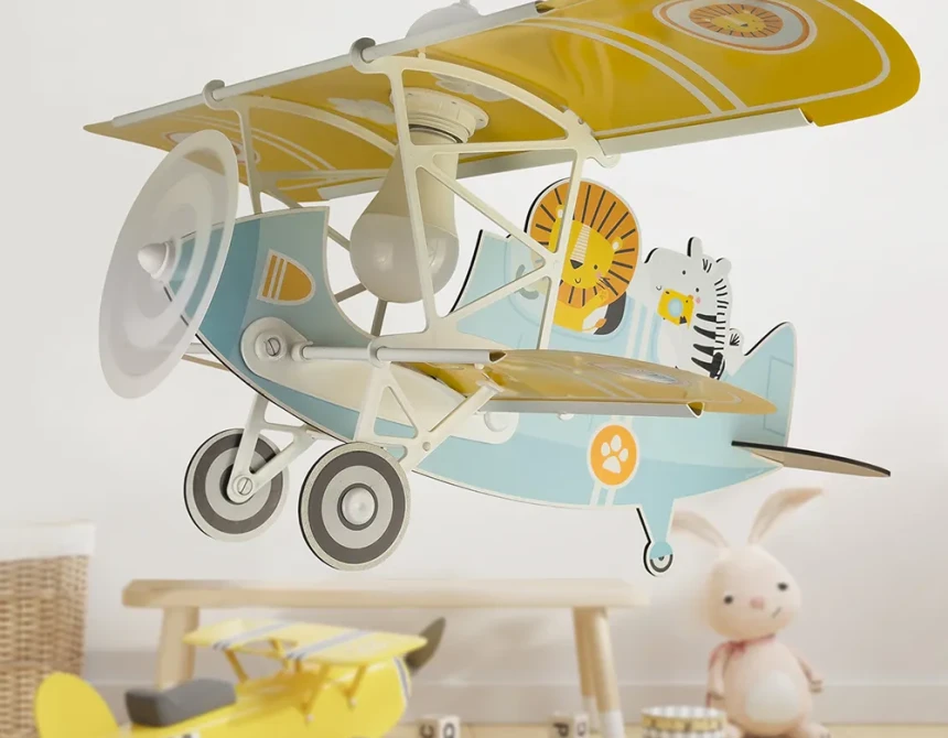 Little Lion planes παιδικό φωτιστικό οροφής (54602)