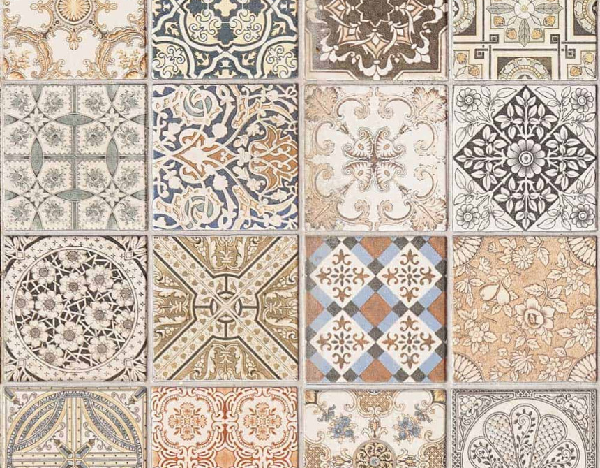 Orange Azulejos μαλακά πλακάκια προστασίας τοίχων (54737)