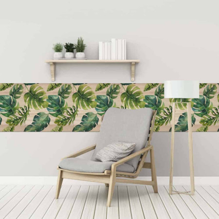 Wood Tropical μαλακά πλακάκια προστασίας τοίχων (54758)