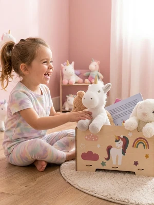 Unicorns κουτιά αποθήκευσης (σετ 2 τμχ) (5590)