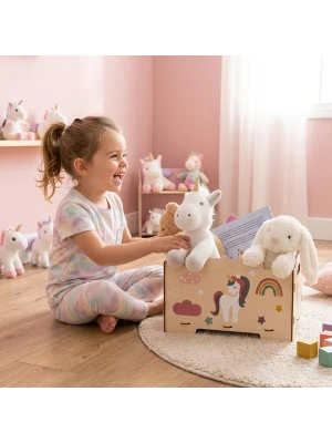 Unicorns κουτιά αποθήκευσης (σετ 2 τμχ) (5590)
