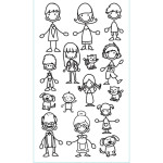 Family αυτοκόλλητα τοίχου (59001)