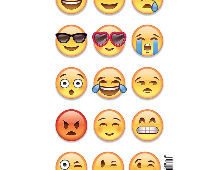 Emoji αυτοκόλλητα τοίχου (59014)