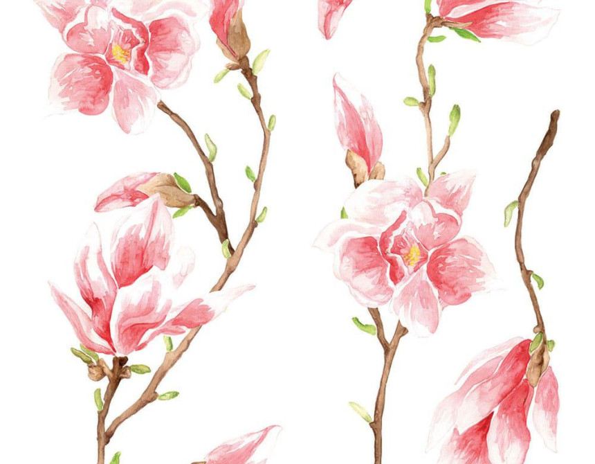 Magnolia αυτοκόλλητα τοίχου βινυλίου (59155)
