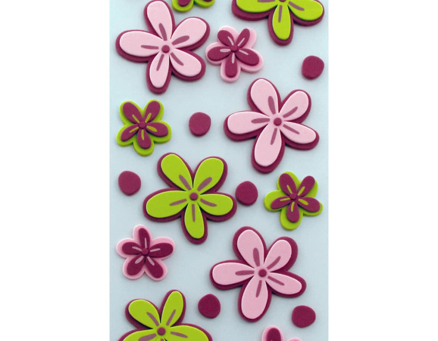 Little Flowers αφρώδη αυτοκόλλητα τοίχου S (59503)