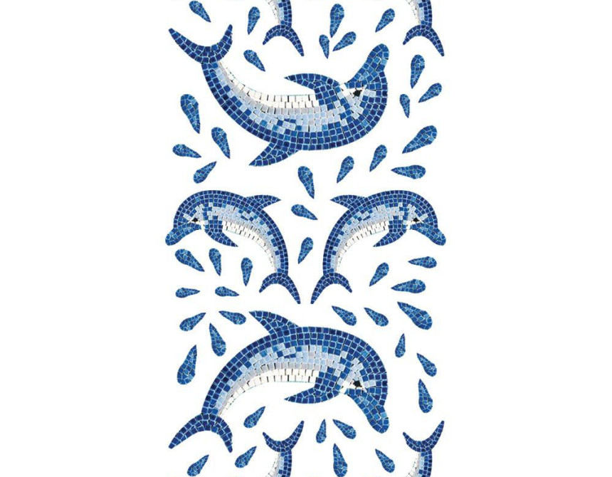 Dolphins αυτοκόλλητα τοίχου βινυλίου (59601)