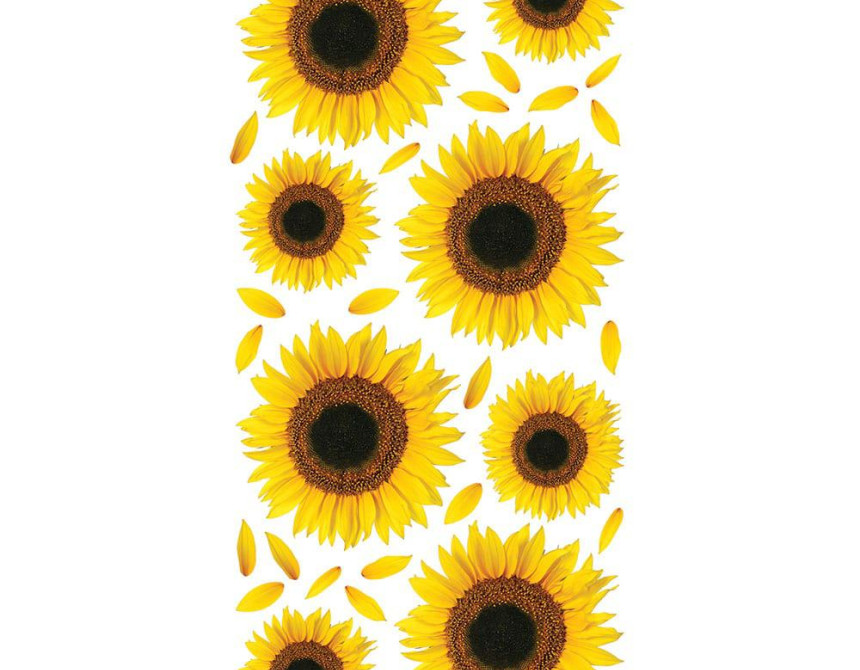 Sunflowers αυτοκόλλητα τοίχου βινυλίου (59605)