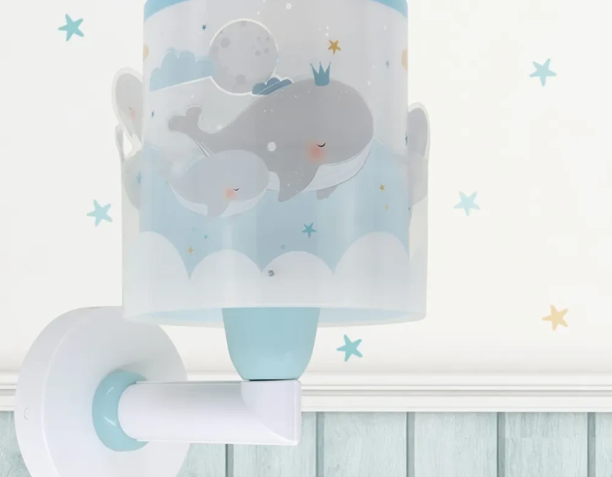 Whale Dreams Blue απλίκα τοίχου (61179T)