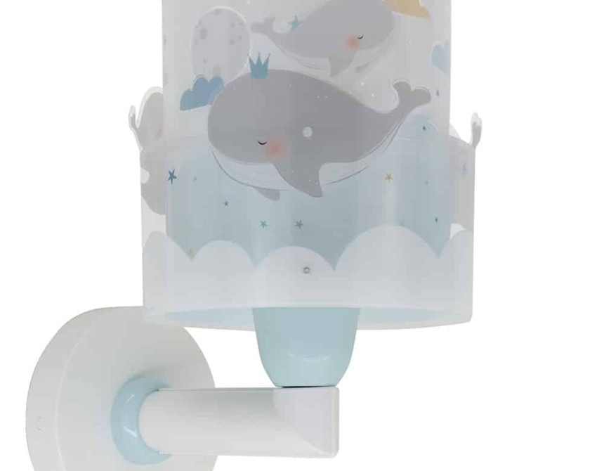 Whale Dreams Blue απλίκα τοίχου (61179T)