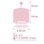 Sweet Dreams Pink φωτιστικό οροφής (62012MS)
