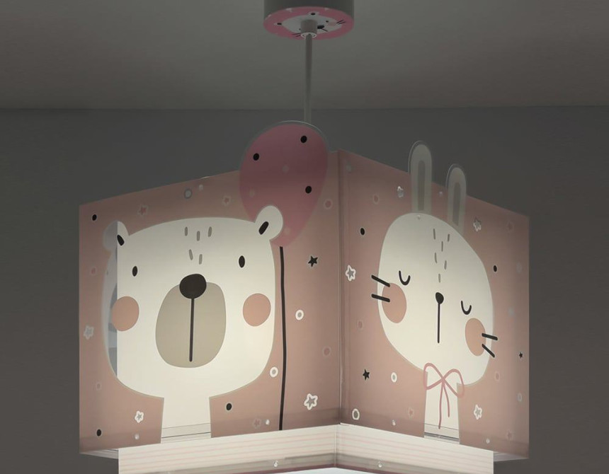 Baby Jungle Pink παιδικό φωτιστικό οροφής (63112MS)