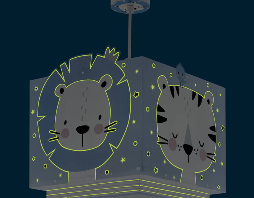 Baby Jungle Blue παιδικό φωτιστικό οροφής (63112MT)