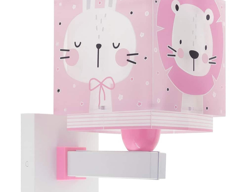 Baby Jungle Pink απλίκα τοίχου διπλού τοιχώματος (63119S)