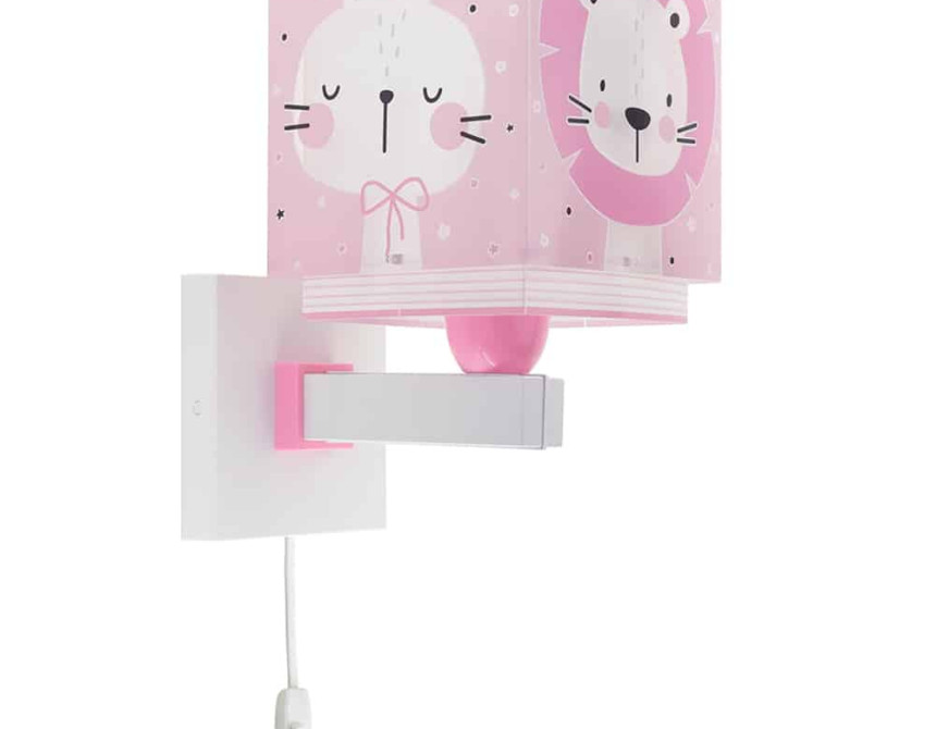 Baby Jungle Pink απλίκα τοίχου διπλού τοιχώματος (63119S)