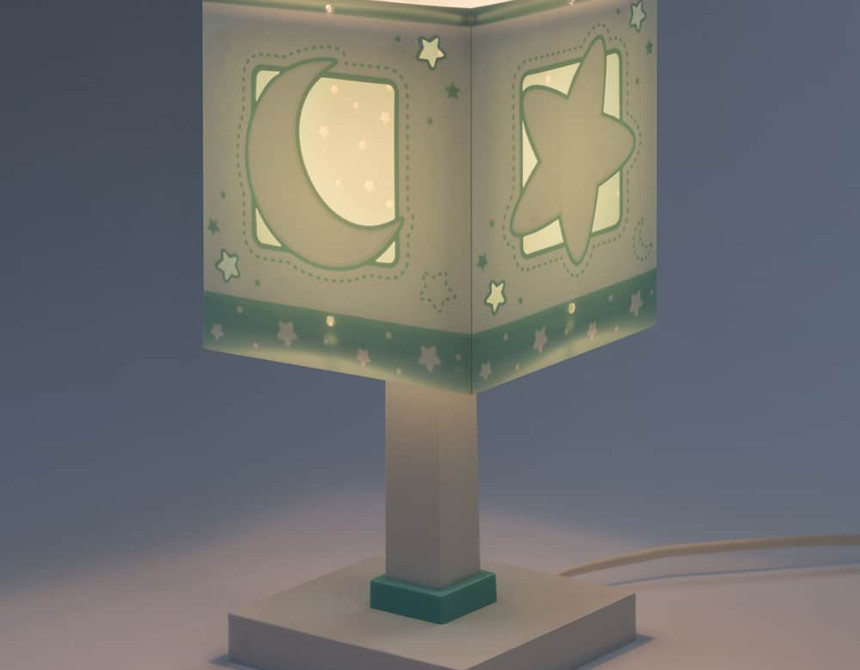 MoonLight Green κομοδίνου παιδικό φωτιστικό (63231H)