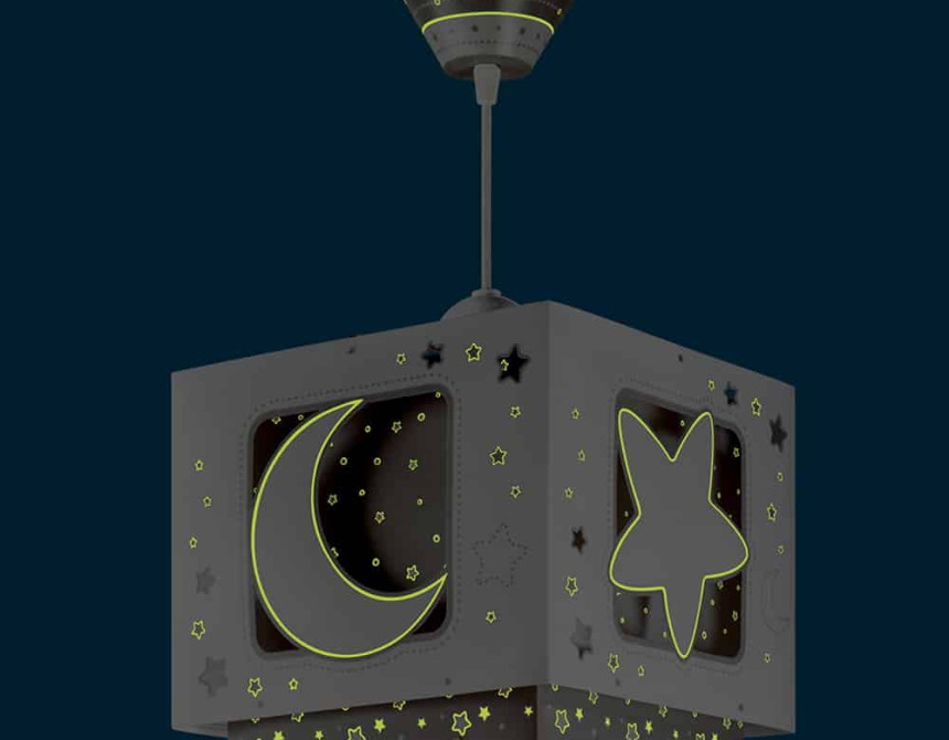 MoonLight Gray παιδικό φωτιστικό οροφής (63232ME)