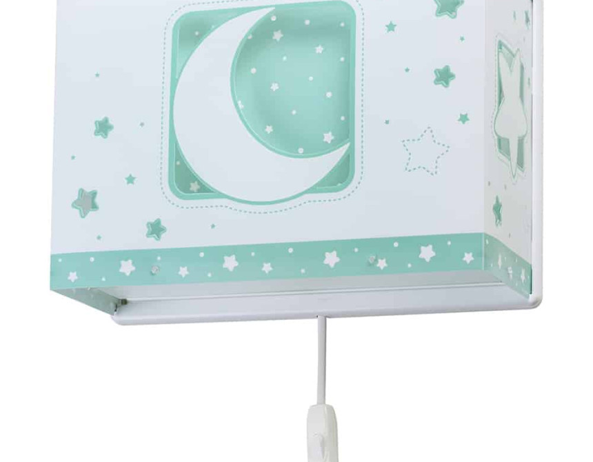 MoonLight Green απλίκα τοίχου διπλού τοιχώματος (63238[H])