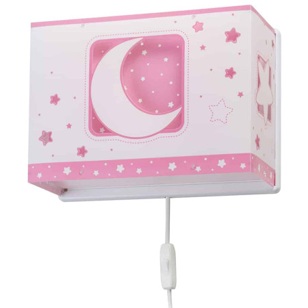 MoonLight Pink απλίκα τοίχου διπλού τοιχώματος (63238S)