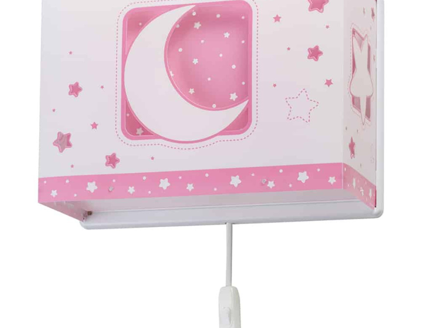 MoonLight Pink απλίκα τοίχου διπλού τοιχώματος (63238S)