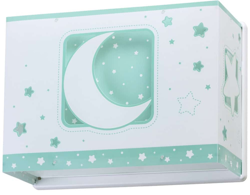 MoonLight Green απλίκα τοίχου διπλού τοιχώματος (63238[H])