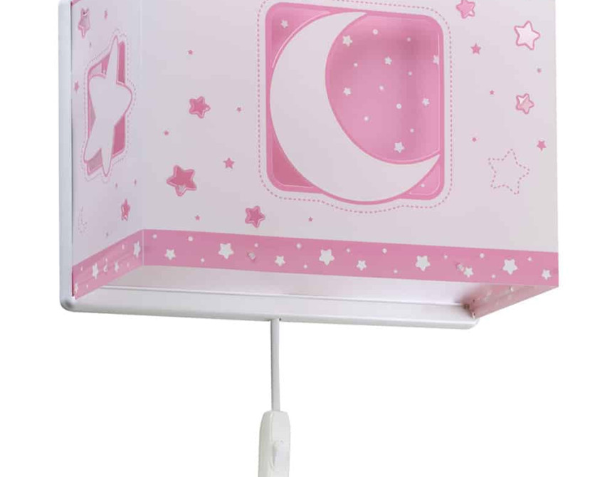 MoonLight Pink απλίκα τοίχου διπλού τοιχώματος (63238S)