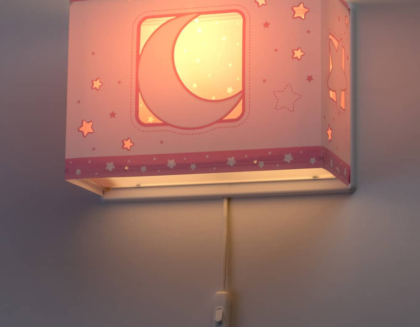MoonLight Pink απλίκα τοίχου διπλού τοιχώματος (63238S)