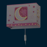MoonLight Pink απλίκα τοίχου διπλού τοιχώματος (63238S)