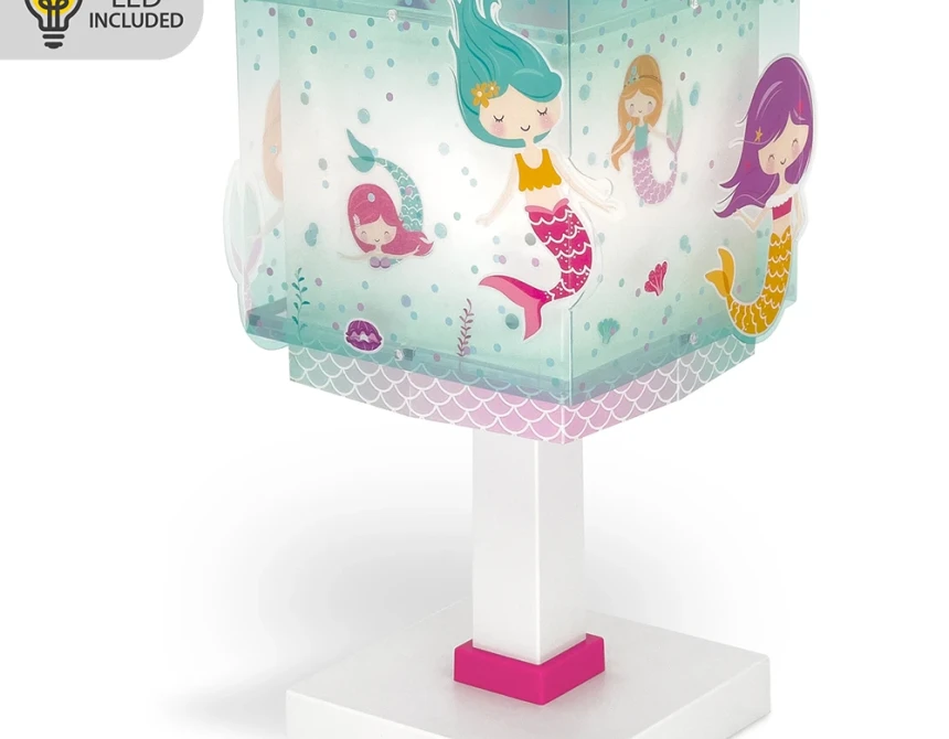Mermaids παιδικό φωτιστικό κομοδίνου (63441N)
