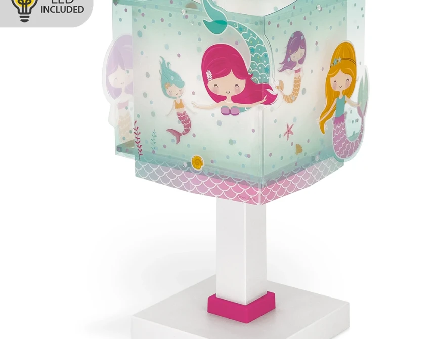 Mermaids παιδικό φωτιστικό κομοδίνου (63441N)