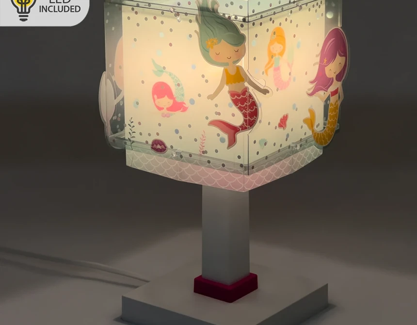 Mermaids παιδικό φωτιστικό κομοδίνου (63441N)