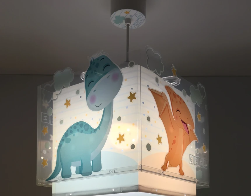 Baby Dinos κρεμαστό παιδικό φωτιστικό οροφής (63452M)
