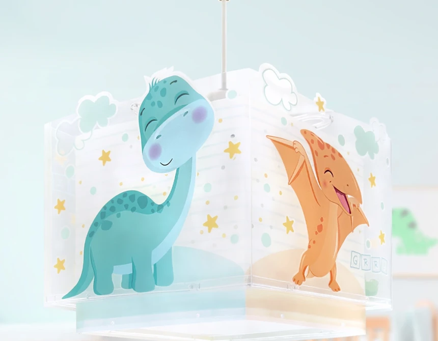 Baby Dinos κρεμαστό παιδικό φωτιστικό οροφής (63452M)
