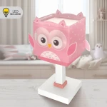 Little Pink Owl παιδικό φωτιστικό κομοδίνου (64481Ν)