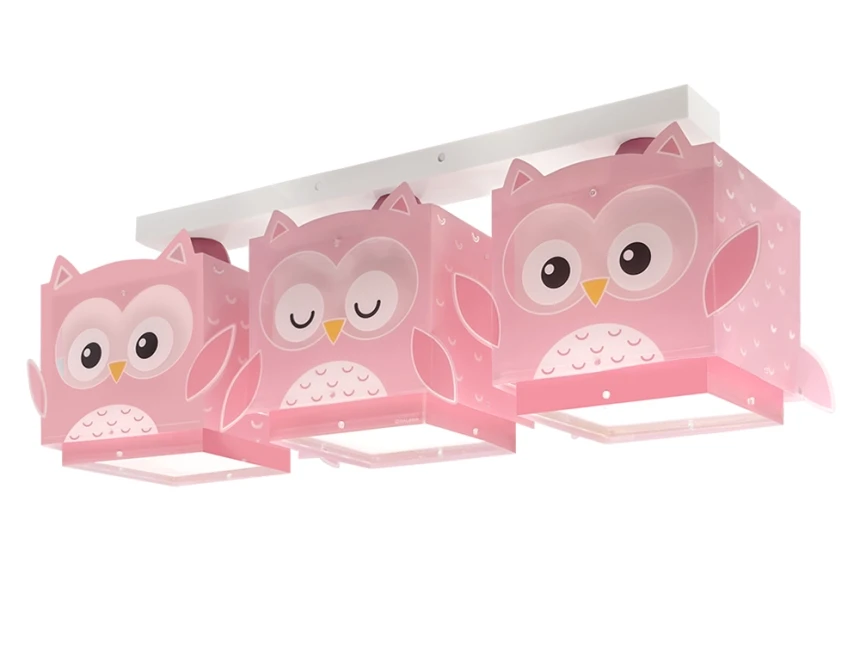 Little Pink Owl τρίφωτο οροφής (64483)