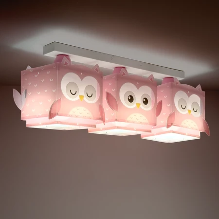 Little Pink Owl τρίφωτο οροφής (64483)