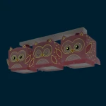 Little Pink Owl τρίφωτο οροφής (64483)