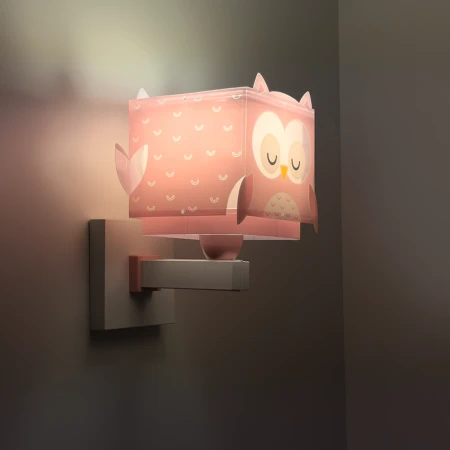 Little Pink Owl απλίκα τοίχου (64489)