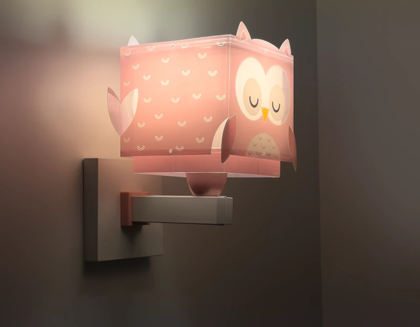 Little Pink Owl απλίκα τοίχου (64489)