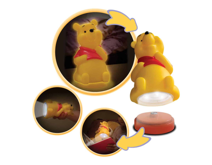 Winnie Pooh κομοδίνου και φακός LED (65102)