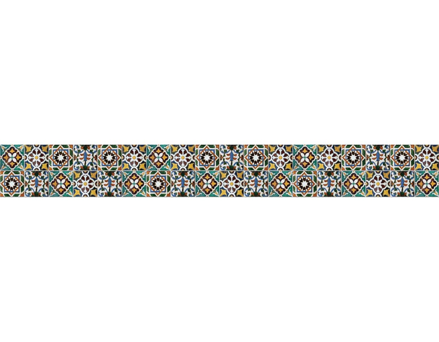 Green Tiles μπορντούρα προστασίας τοίχων κουζίνας (67113)